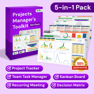 Projects Manager's Toolkit 5in1 Pack