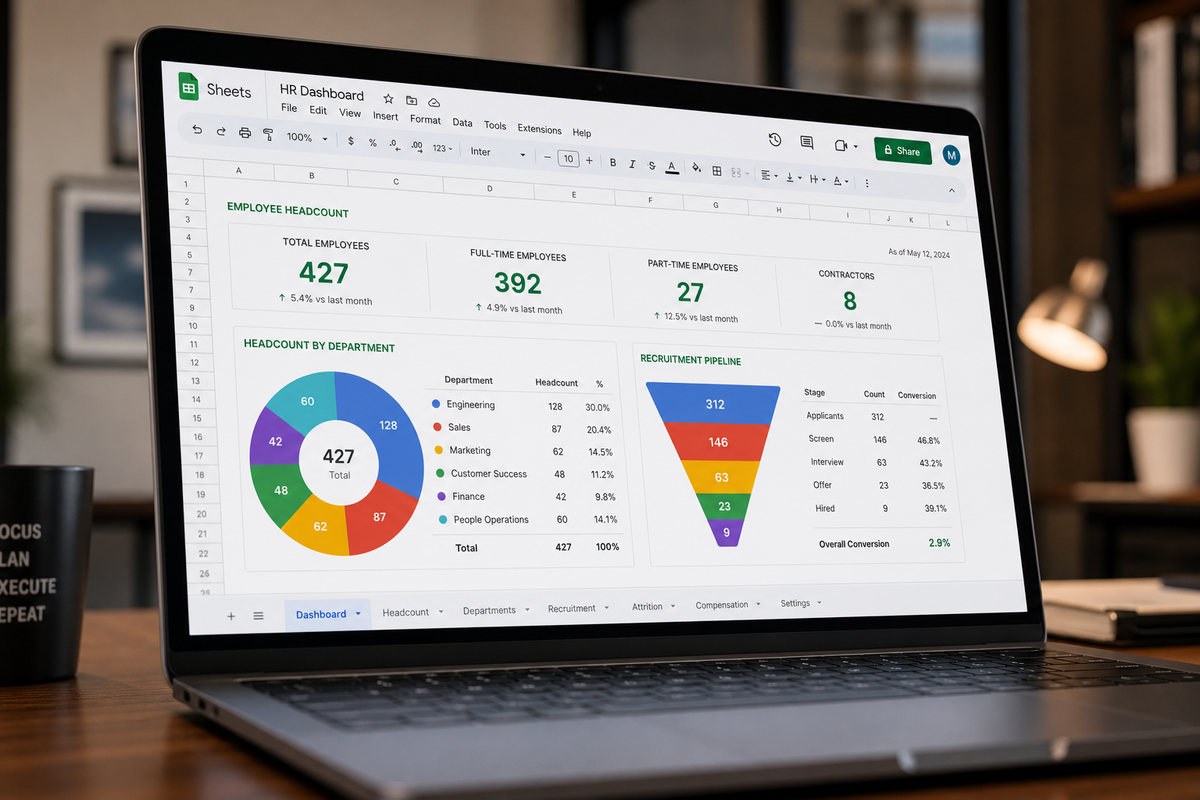 Your HR Is Just Chaos: How to Build a Real HR System in Google Sheets