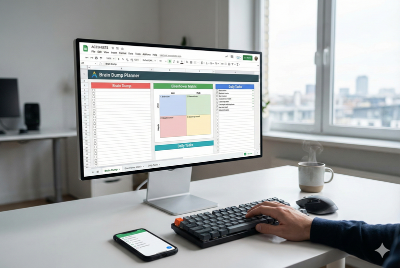Stop Drowning in Tasks: The Ultimate Brain Dump Planner