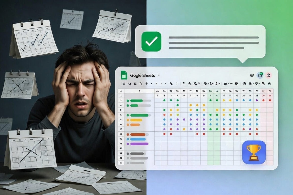 Why Your Routine Fails: The Secret to a Perfect Habit Tracker in Google Sheets
