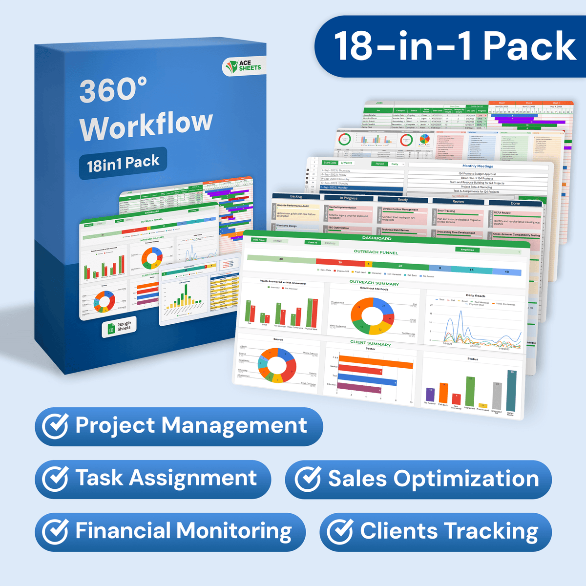 360° Workflow Management 18in1 Pack