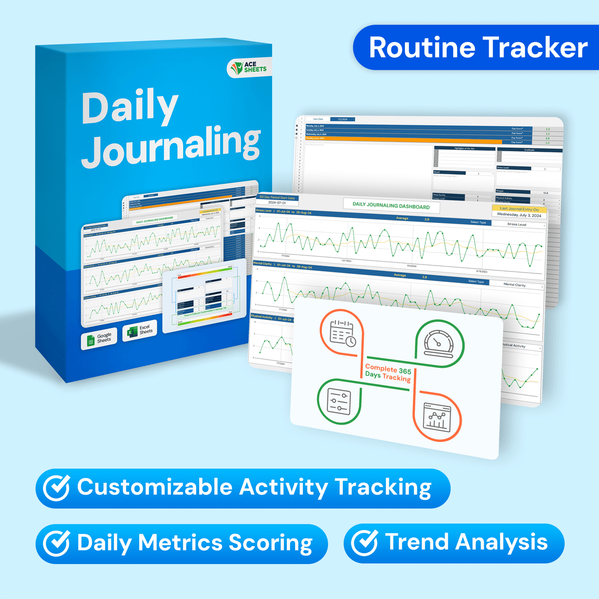 Daily Journaling Tool | Routine Tracker & Activity Log