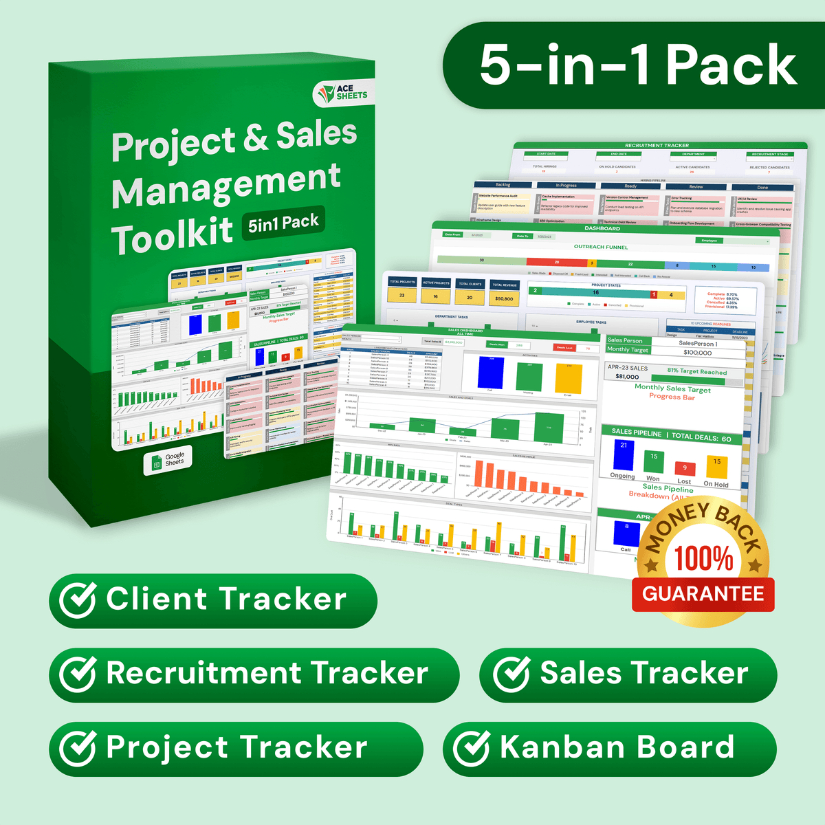 Project & Sales Management 5in1 Toolkit