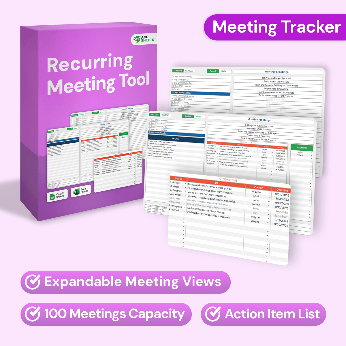 Recurring Meeting Template