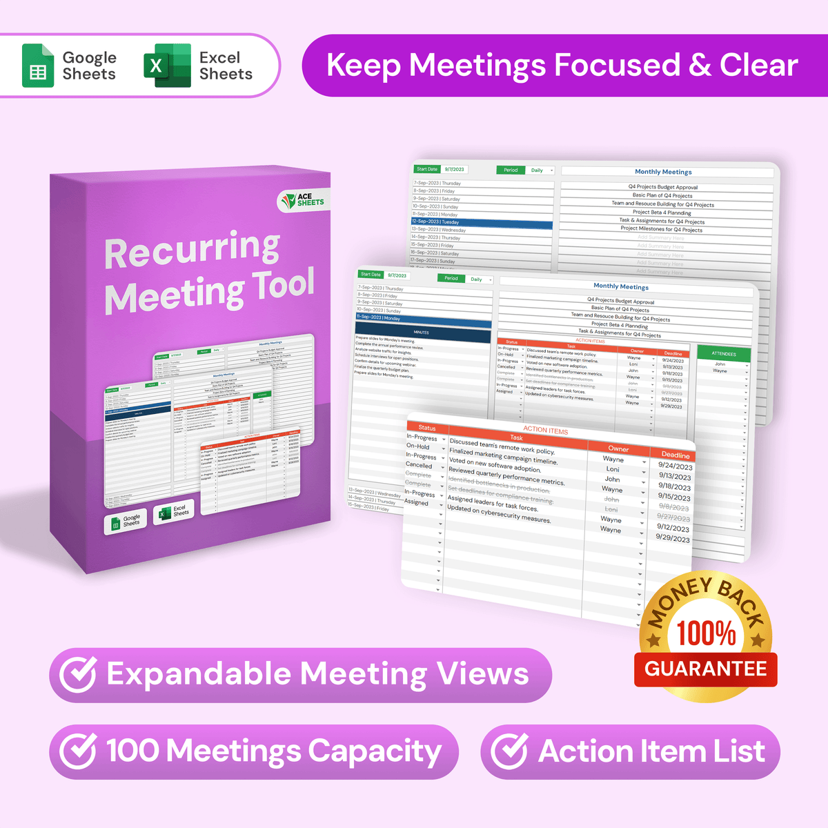 Recurring Meeting Template