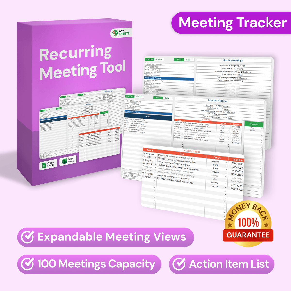 Recurring Meeting Template