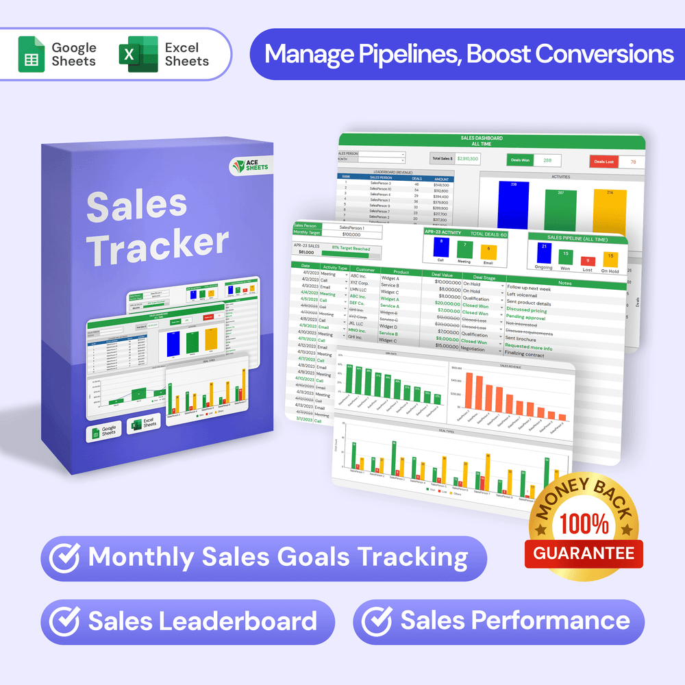 Sales Pipeline Tracker - Manage Leads & Track Performance