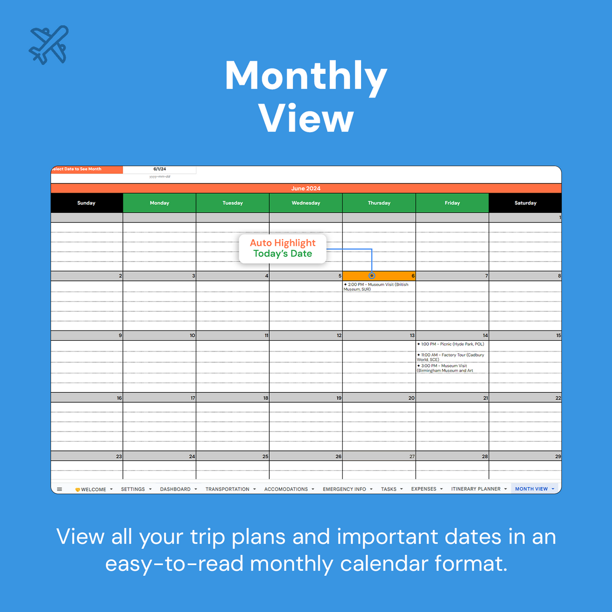 Travel Planner: 360° Trip Organizer