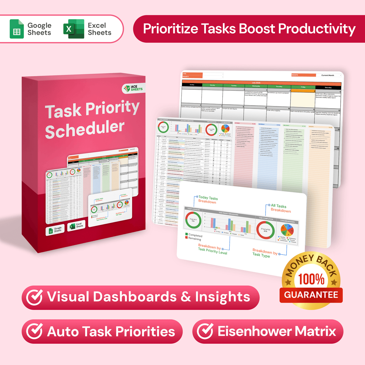 Task Priority Scheduler | Integrated Calendar View