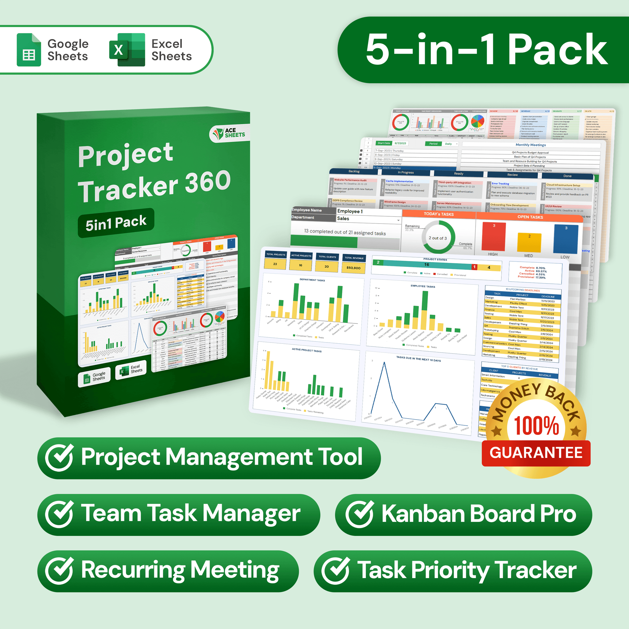 Project Tracker 360° 5in1 Pack