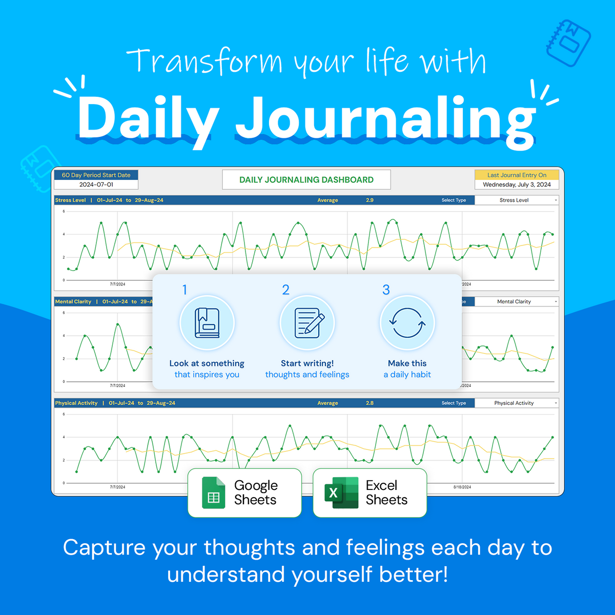 Daily Journaling Tool | Routine Tracker & Activity Log