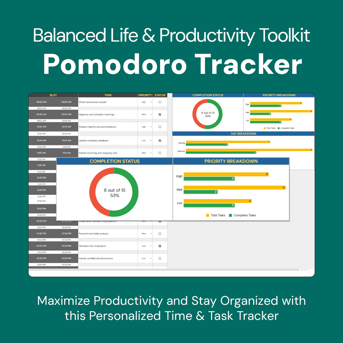 Balanced Life and Productivity Toolkit 9in1 Pack