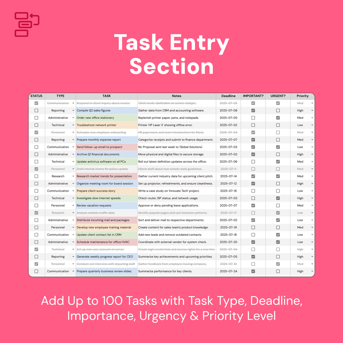 Task Priority Scheduler | Integrated Calendar View