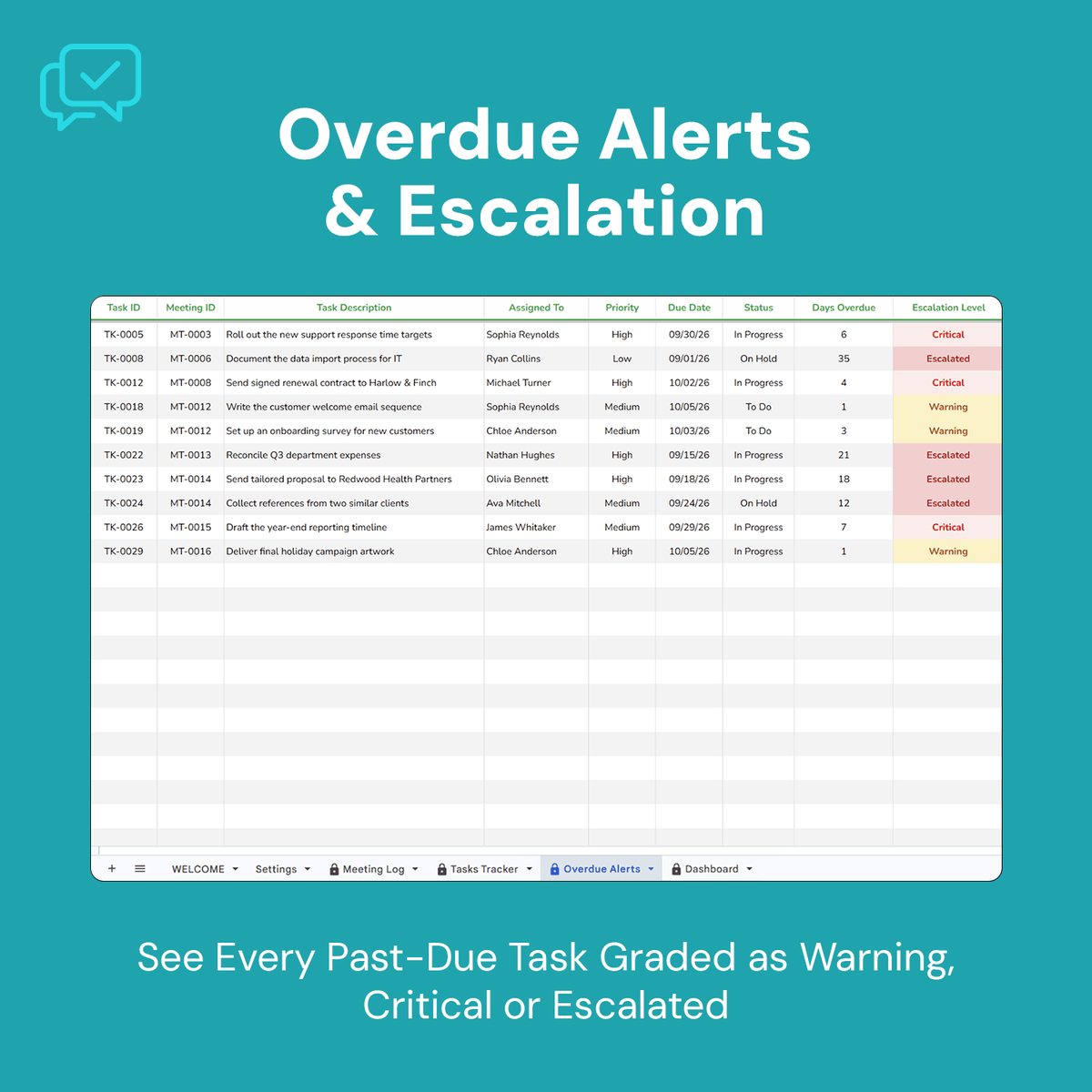 Meeting Action Tracker
