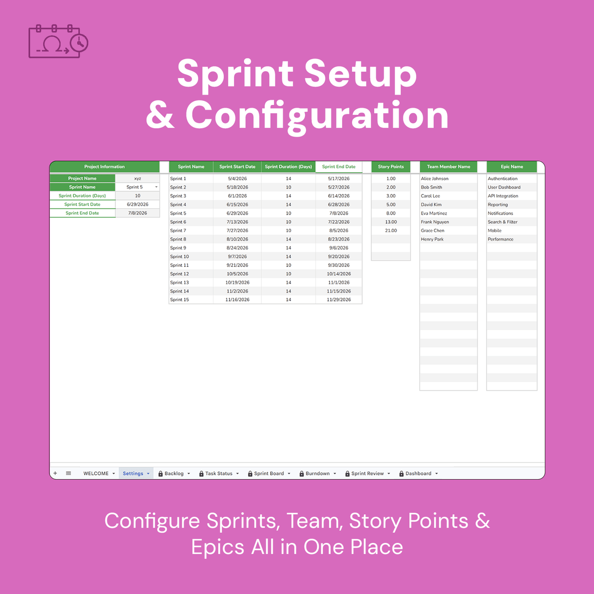 Sprint Planning Tracker