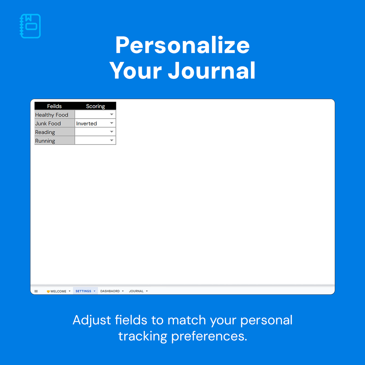 Daily Journaling Tool | Routine Tracker & Activity Log