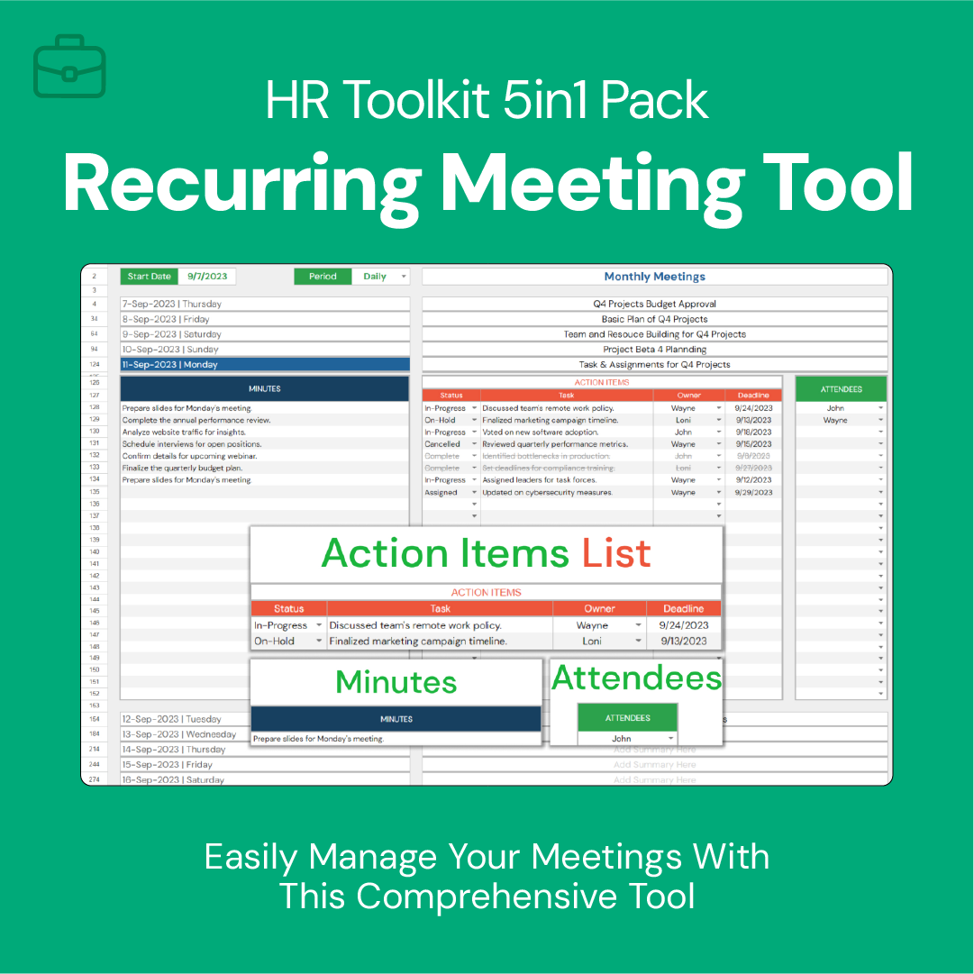 Human Resource Toolkit - 5in1 Pack