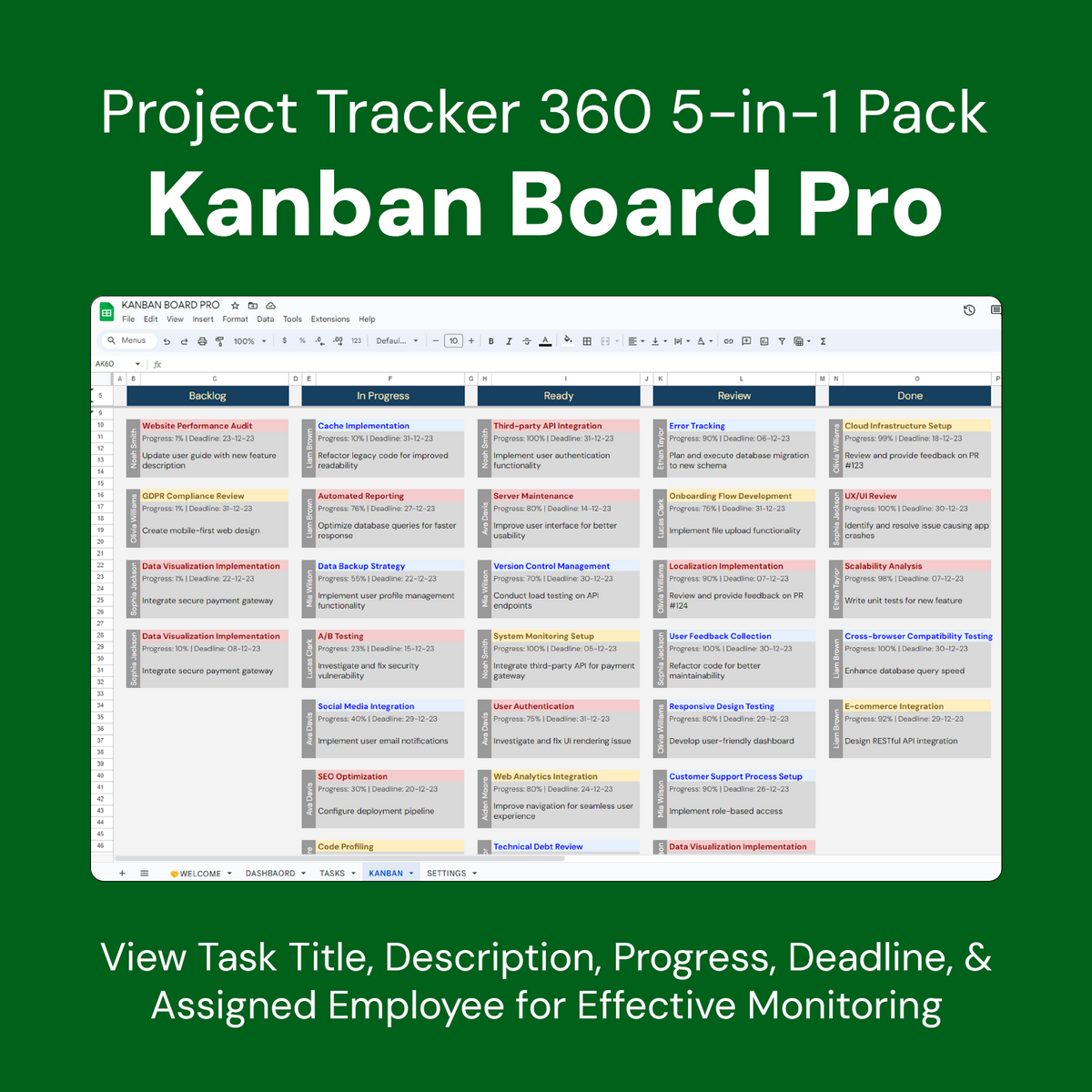 Project Tracker 360° 5in1 Pack