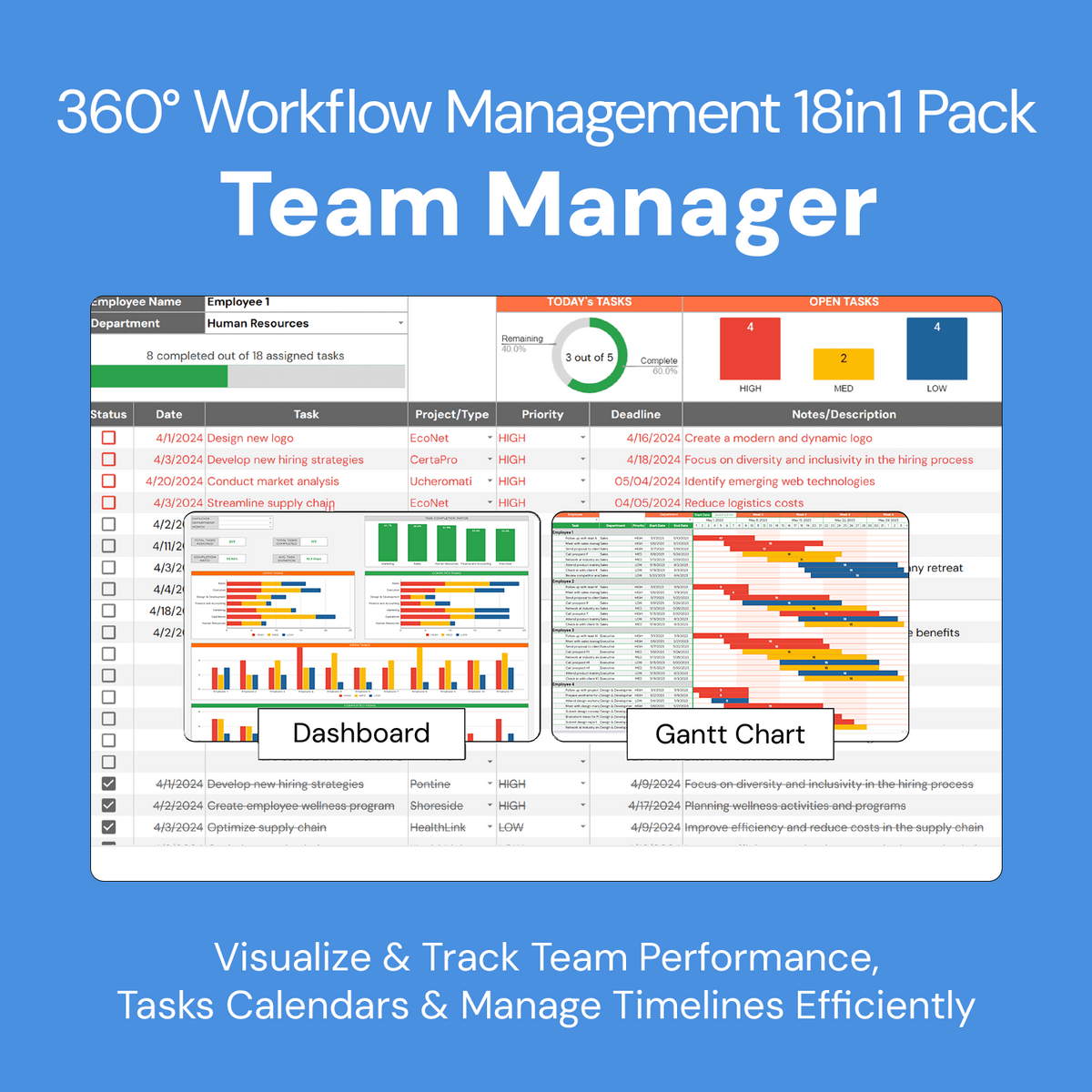 360° Workflow Management 18in1 Pack
