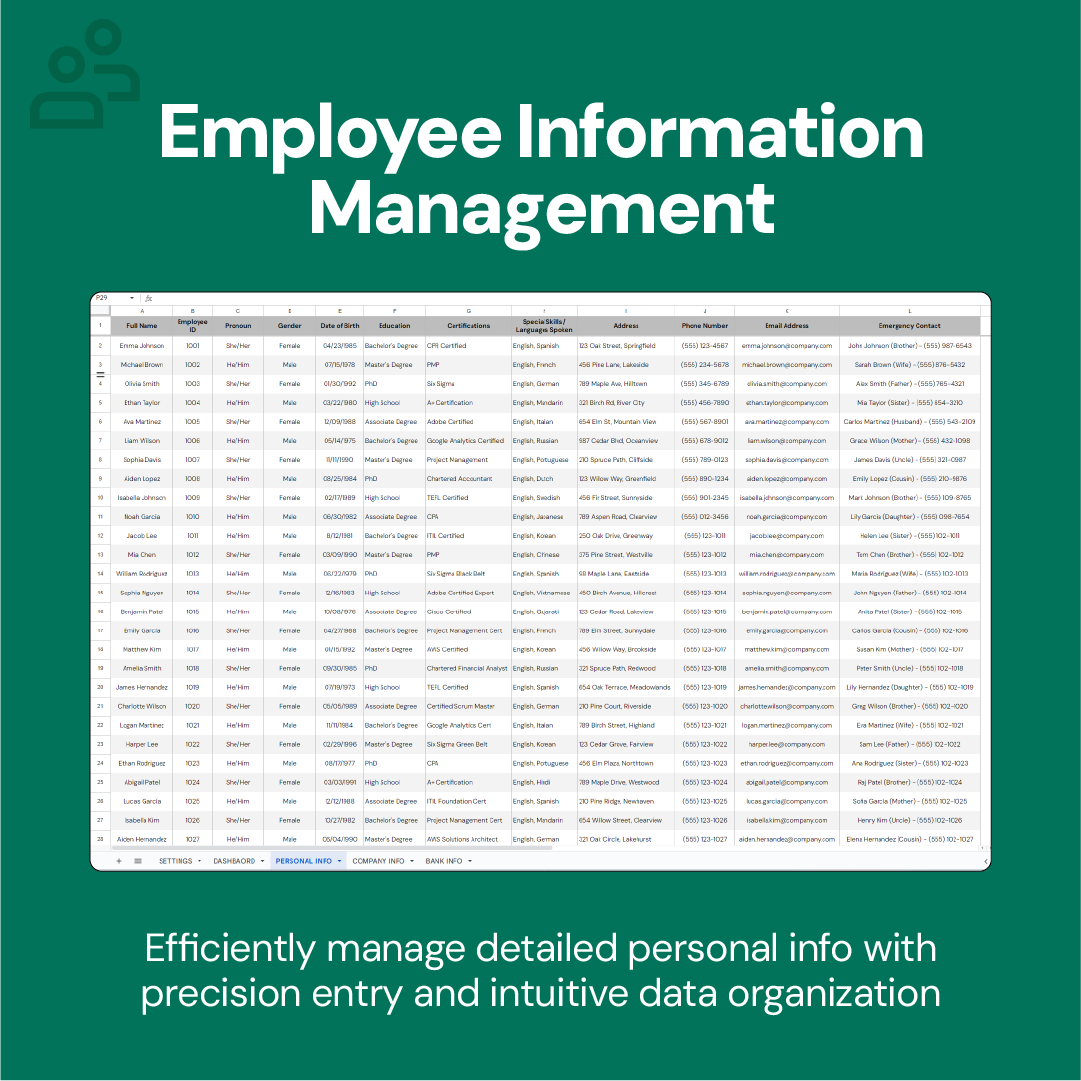 Employee Information Tracker