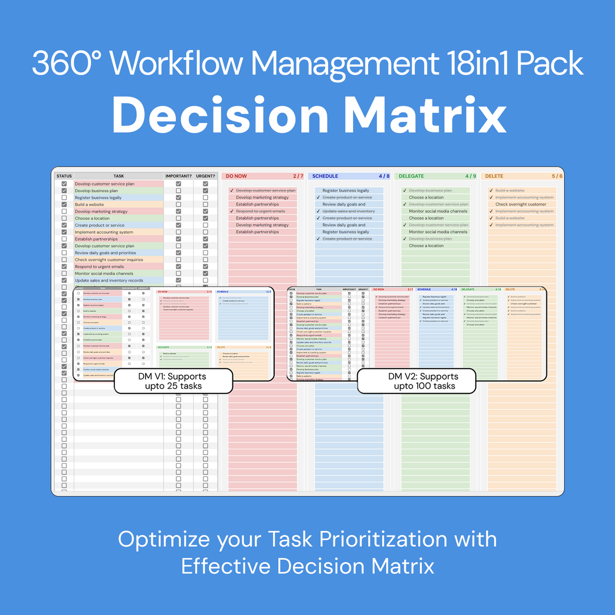 360° Workflow Management 18in1 Pack