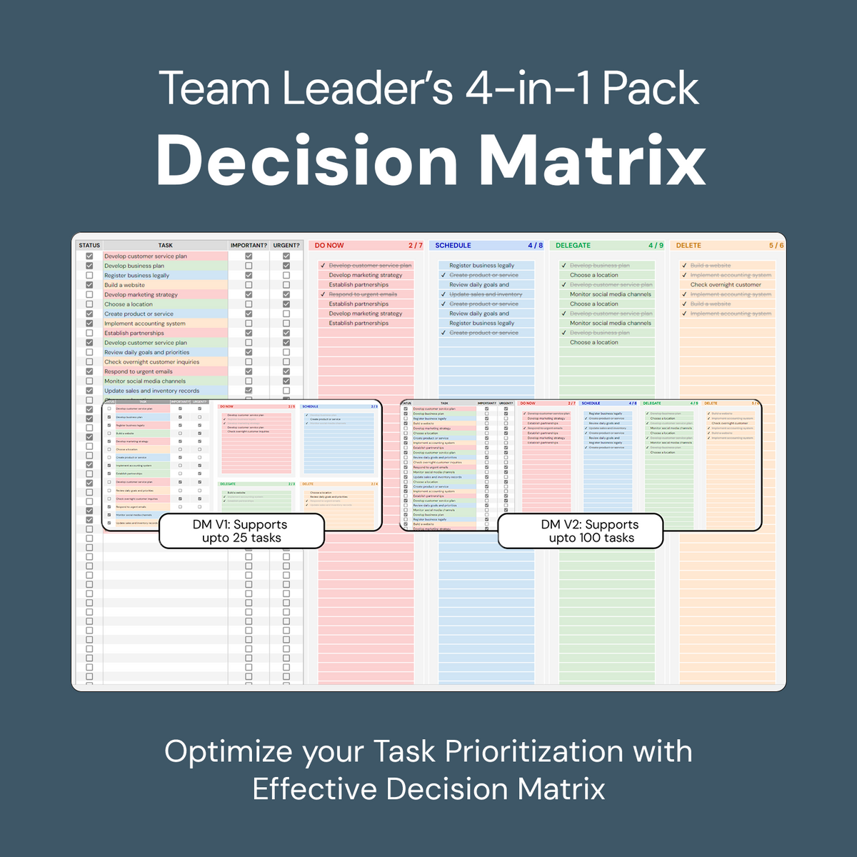 Team Manager's 4in1 Pack