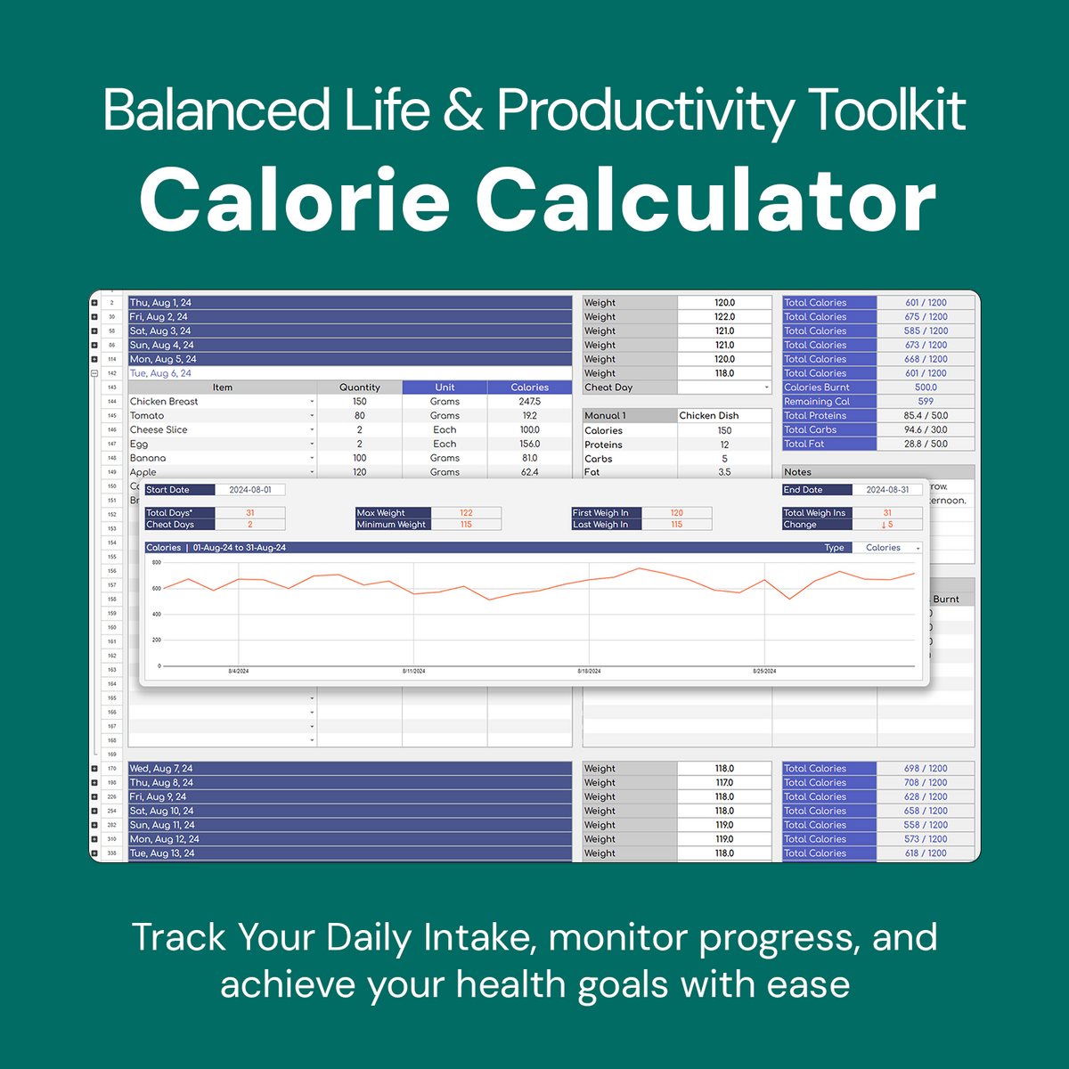 Balanced Life and Productivity Toolkit 9in1 Pack