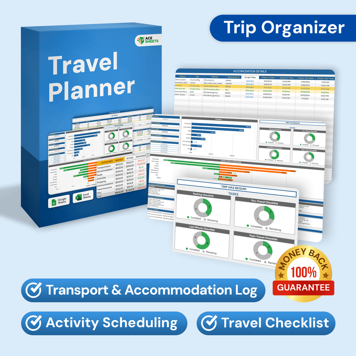 Travel Planner: 360° Trip Organizer